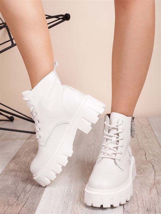 Гриндерсы/ Демисезонные Женские Ботинки 8750-2 - фото 13085