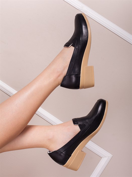 Женские туфли комфорт /проблемная ножка  08 Siyah Dir - фото 25520