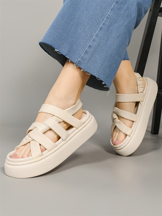 Сандалии кожаные комфорт 9509-2 - фото 30791