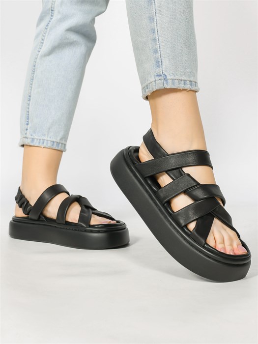 Сандалии кожаные комфорт 9509-1 - фото 30797