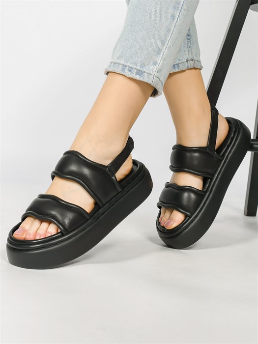 Сандалии кожаные комфорт 9520-1 - фото 30814