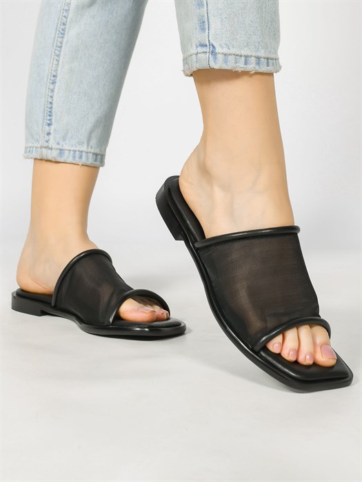 Сабо кожаные / Шлепки тренд H32F-44A - фото 30887