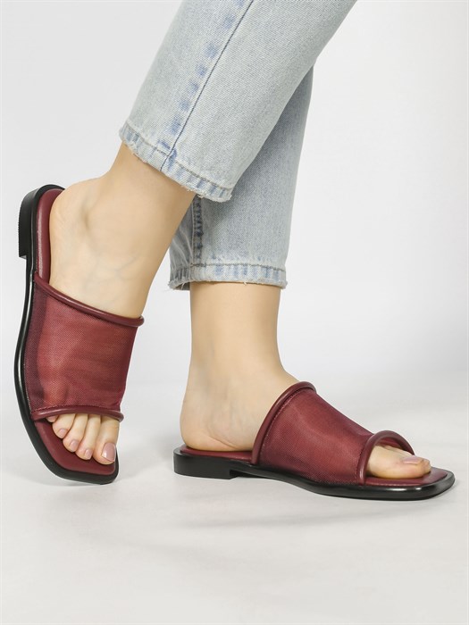 Сабо кожаные / Шлепки тренд H32F-44AT - фото 30898