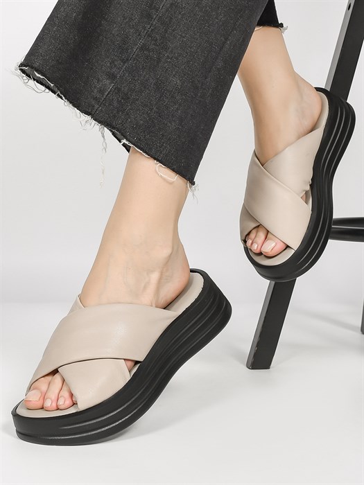 Сабо кожаные / Шлепки тренд 700-39431 - фото 31472