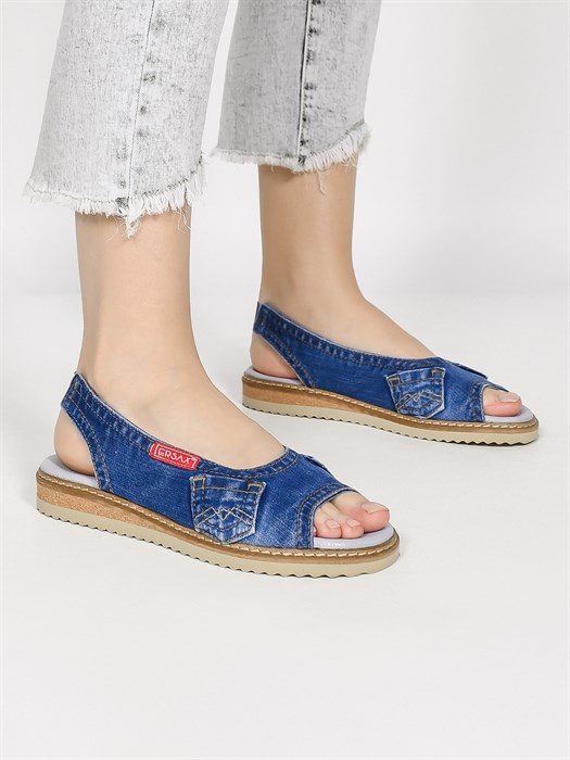 Босоножки на выход и на каждый день 5062-0074 Denim - фото 31509