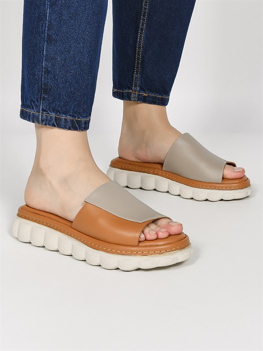 Сабо кожаные / Шлепки тренд 044-04-94 - фото 31851