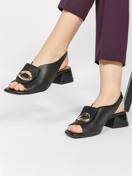 Босоножки на выход и на каждый день 1604-1 Siyah - фото 31942