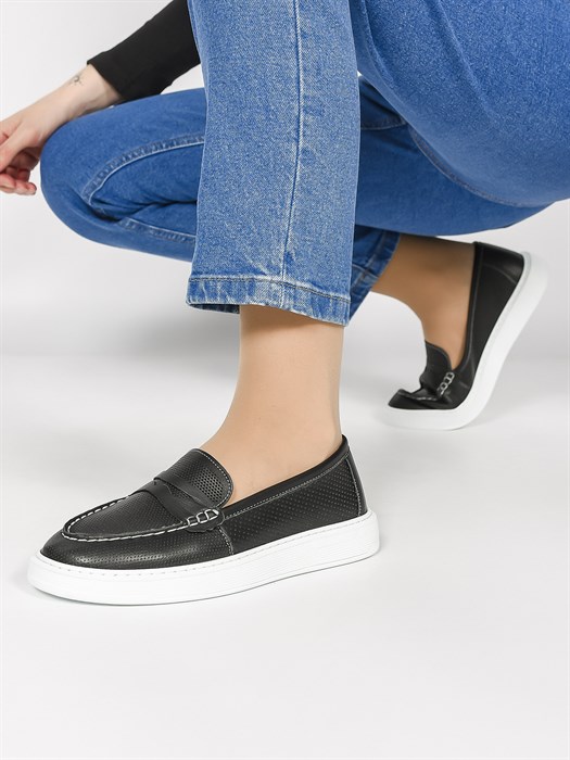 Слиперы/ Мокасины 34-21 Siyah - фото 32081