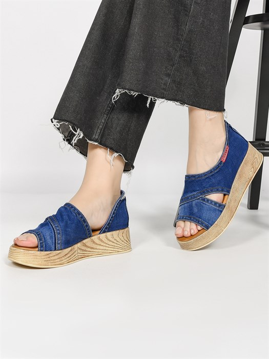 Босоножки на выход и на каждый день 5118-0245 Denim - фото 32158