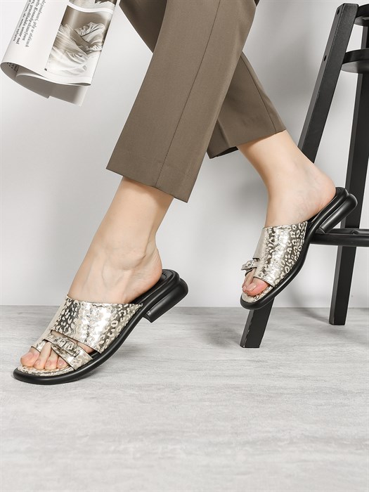 Сабо кожаные / Шлепки тренд 5306-61 - фото 32681