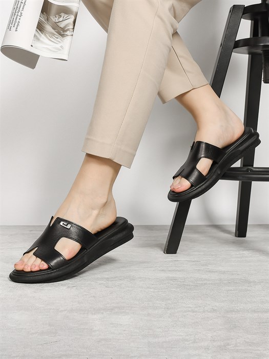 Шлепанцы  24614 SIYAH - фото 33136