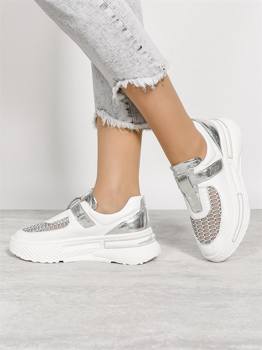 Кеды женские легкие удобные  1380-10-16 - фото 33375