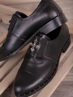 Монки женские/ Лоферы женские  010 SIYAH - фото 14011