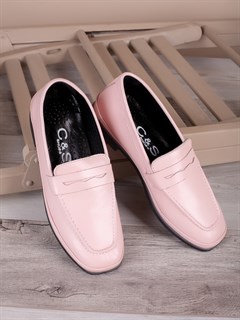 Летние слипоны из натуральной кожи/ Летние туфли  Турция  2078K Pudra - фото 14565