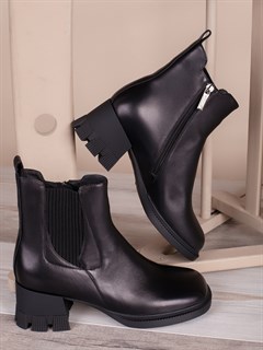 Стильные женские полусапожки/ Ботинки в стиле челси  334 - фото 16795