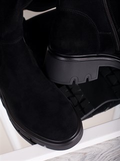 Сапоги женские зимние  от производителя/ Высокие стильные сапоги натуральная кожа M18 - фото 18022