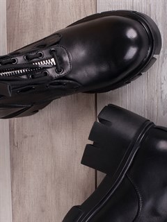 Ботинки женские зимние комфорт на толстой платформе/ Полусапожки теплые на любой возраст HJ-M9020 мех - фото 18932