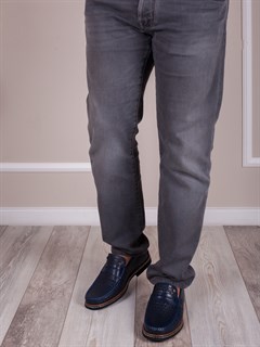 Слиперы мужские  от производителя/ Лоферы/ Мокасины на все случие жизни 310-01-L1 Темно-синий - фото 20134