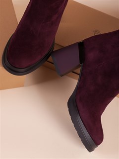 Зимние ботфорты на удобном каблуке  B727A - фото 23729