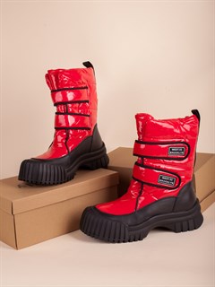 Дутики трендовые зимние на массивной подошве на любой возраст и на холодную зиму YPM8346R - фото 23823