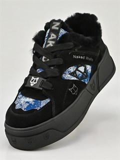 Кеды женские зимние теплые/ Ботинки зимние A9071-7M - фото 29227