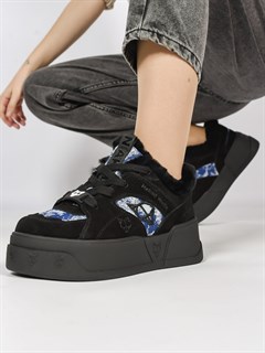 Кеды женские зимние теплые/ Ботинки зимние A9071-7M - фото 29231