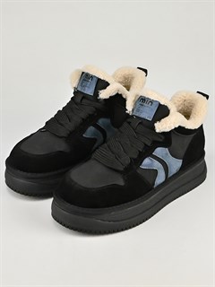 Кеды женские зимние теплые/ Ботинки зимние A400-4M - фото 29248