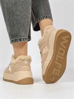 Кеды женские зимние теплые/ Ботинки зимние A9071-3M - фото 29371