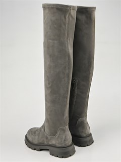 Ботфорты высокие чулки A9058-3B - фото 29446