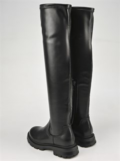 Ботфорты высокие чулки A9058-1B - фото 29456