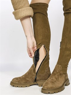 Ботфорты высокие чулки A9058-5B - фото 29616