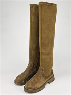 Ботфорты высокие чулки A9058-5B - фото 29618