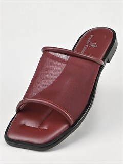 Сабо кожаные / Шлепки тренд H32F-44AT - фото 30896