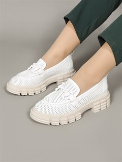 Лоферы женские комфорт  011-762 Beyaz - фото 31437