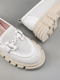 Лоферы женские комфорт  011-762 Beyaz - фото 31440