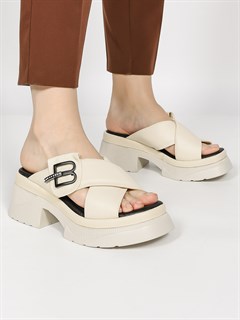 Сабо кожаные / Шлепки тренд 4735-06 - фото 31668