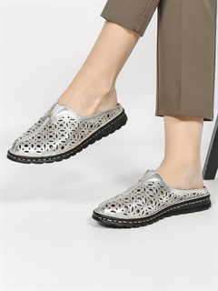 Сабо кожаные / Шлепки тренд S-4166-77 - фото 31738