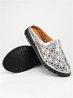 Сабо кожаные / Шлепки тренд S-4166-77 - фото 31739