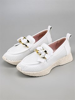 Слиперы/ Мокасины 011-737 Beyaz - фото 31774