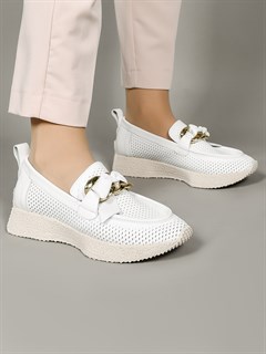 Слиперы/ Мокасины 011-737 Beyaz - фото 31775