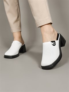 Сабо кожаные / Шлепки тренд 130-11 - фото 31810