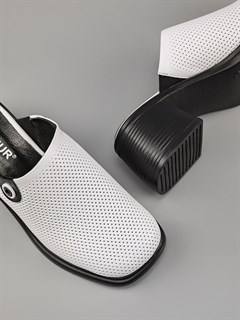 Сабо кожаные / Шлепки тренд 130-11 - фото 31813