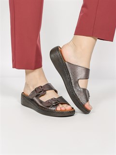 Сабо кожаные / Шлепки тренд 3020-13 - фото 31814