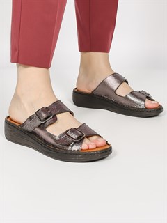 Сабо кожаные / Шлепки тренд 3020-13 - фото 31815