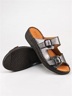 Сабо кожаные / Шлепки тренд 3020-13 - фото 31817