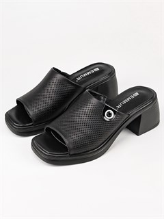 Сабо кожаные / Шлепки тренд 128-01 - фото 31862