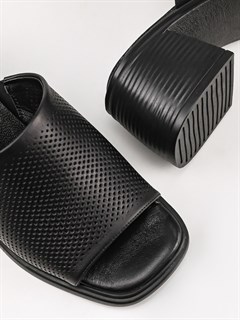 Сабо кожаные / Шлепки тренд 128-01 - фото 31863