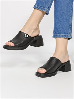 Сабо кожаные / Шлепки тренд 128-01 - фото 31864