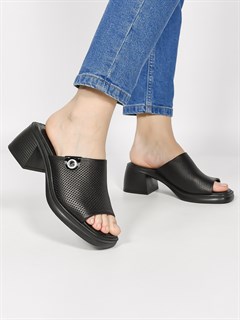 Сабо кожаные / Шлепки тренд 128-01