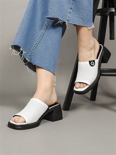 Сабо кожаные / Шлепки тренд 128-11 - фото 31928